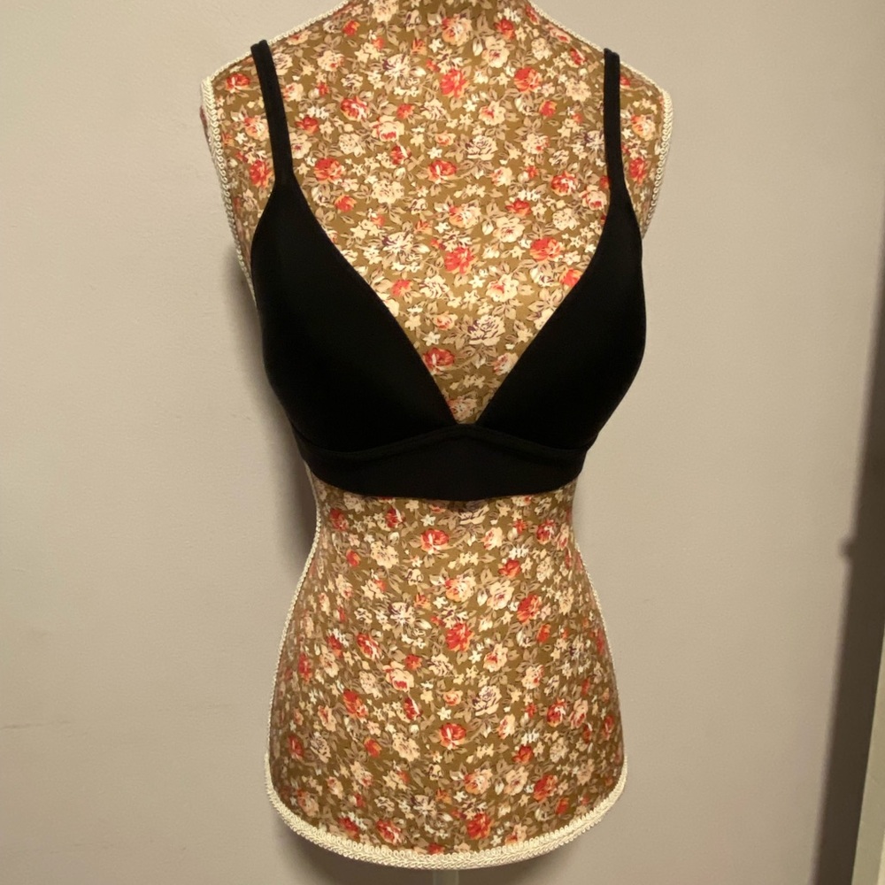 Aerie Black V-Neck Bra